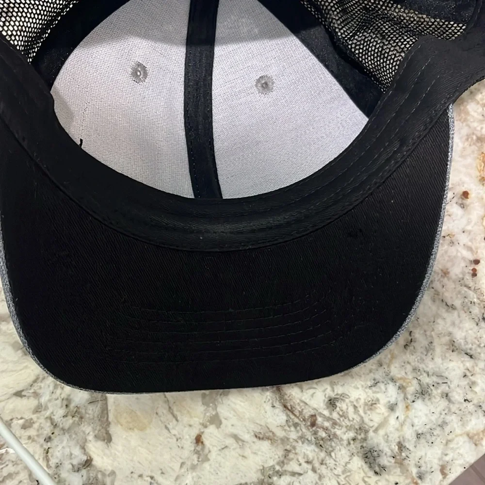 Arcadian Outfitters Patch Snapback Trucker Hat Gray OSFA Mesh Back